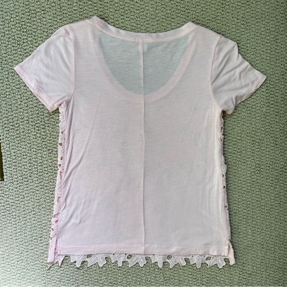 J.Crew Factory Lace Front Top - Picture 3 of 7